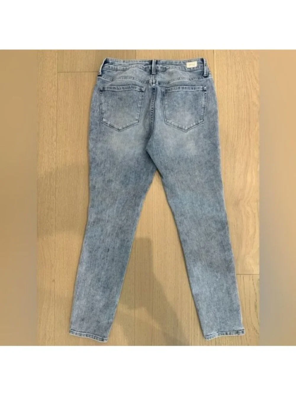 Skinnygirl Distressed Skinny Ankle Jeans - Light Blue (Size 27)